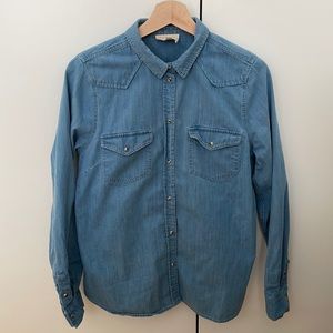 Sezane Denim Shirt sz. FR 38